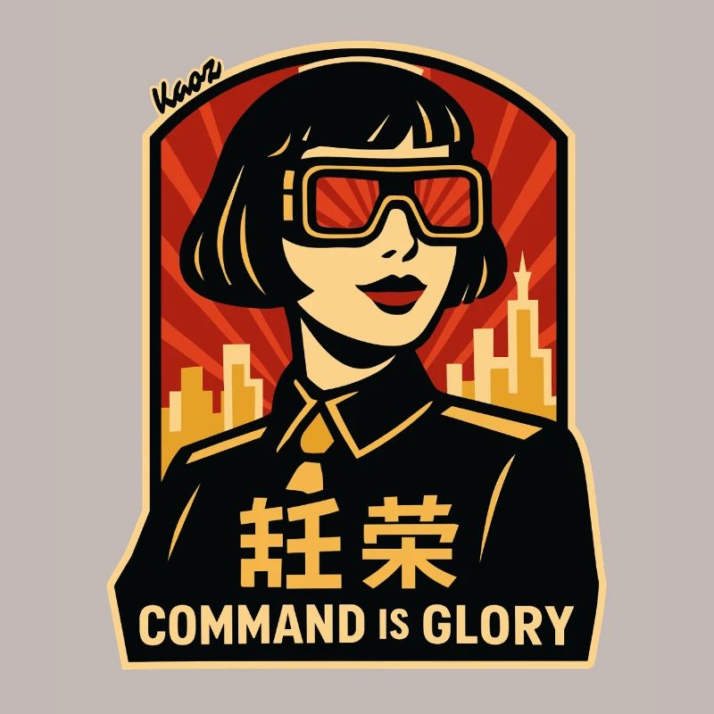 Affiche rétro de Command Is Glory