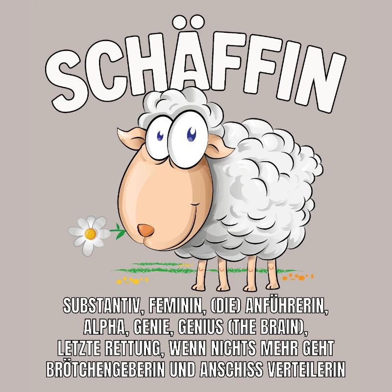 Schäffin - Alpha Schaf mit Sonnenbrille