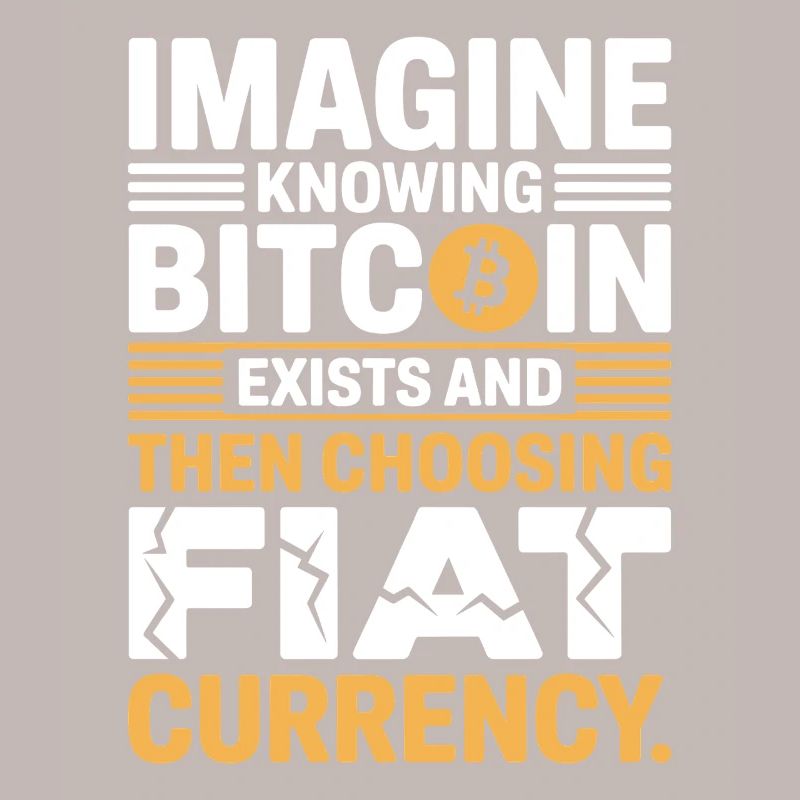 Bitcoin Imagine Knowing Bitcoin Exists Krypto BTC
