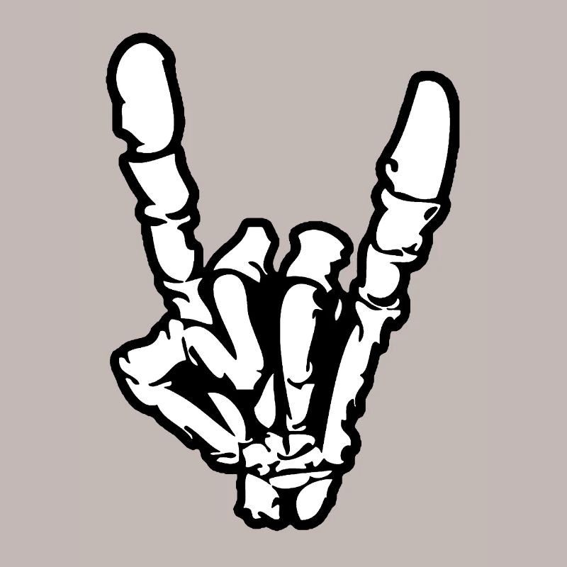 Rock'n'Roll- oder Heavy-Metal-Handzeichen *