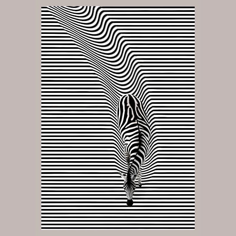 Zebra Optical Illusion