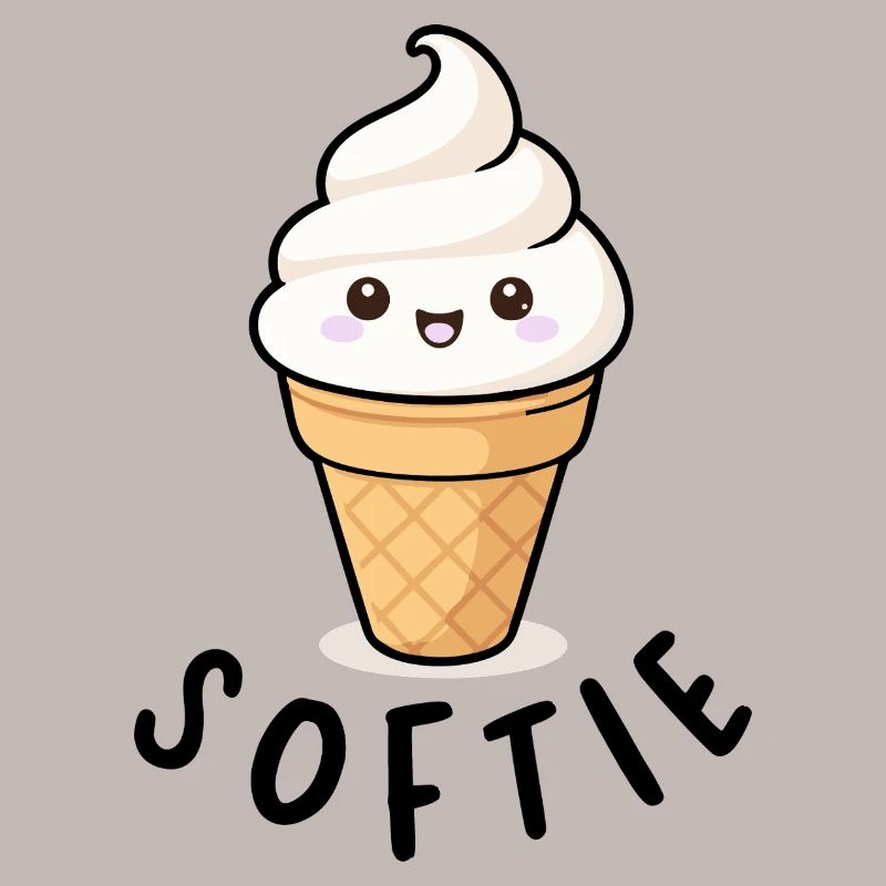 Softie Softeis Lover Eiscreme Icon Geschenk