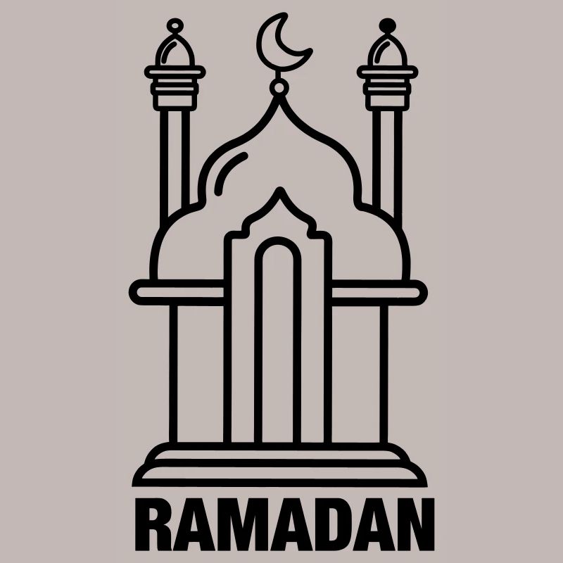 Mosquée du Ramadan transparente