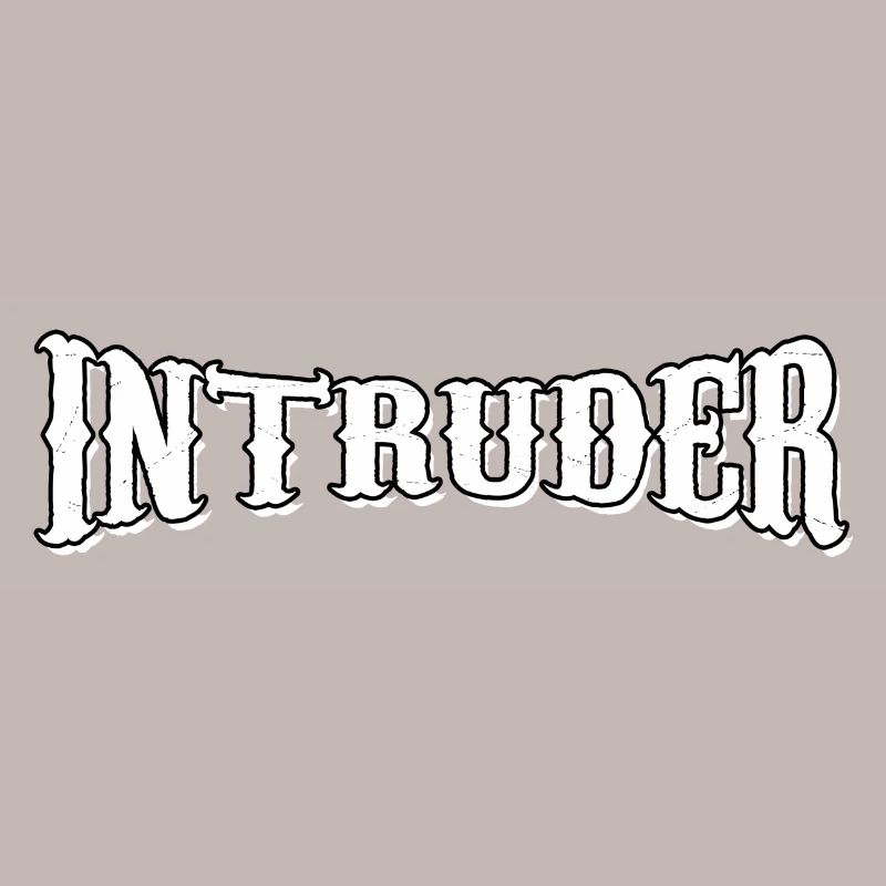 intruder hacker eindringling clan sticker computer