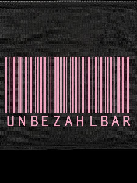 Barcode Rosa "UNBEZAHLBAR" 
