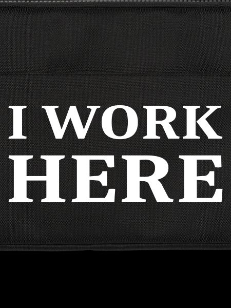 I work here