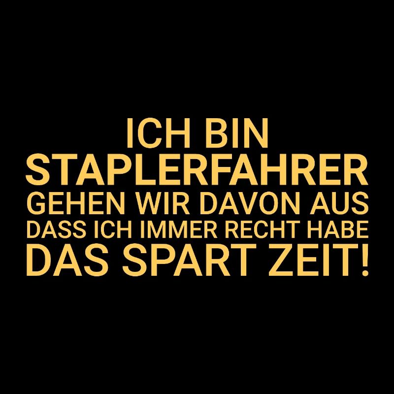 Staplerfahrer Zeit Sparen Gabelstaplerfahrer