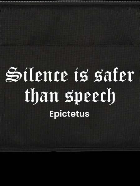 Silence Over Speech Epictetus