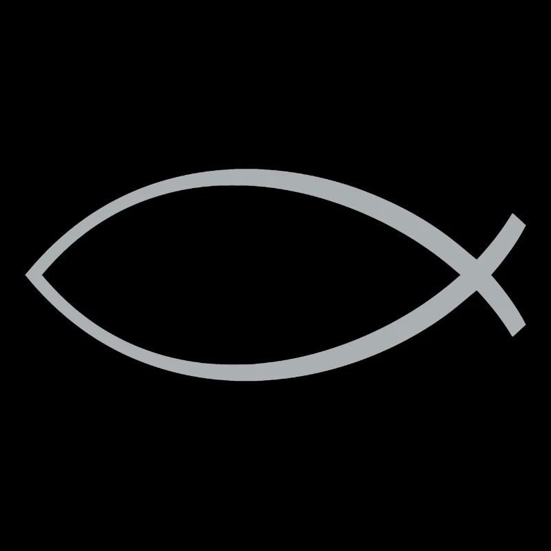 Ichtus fish silver