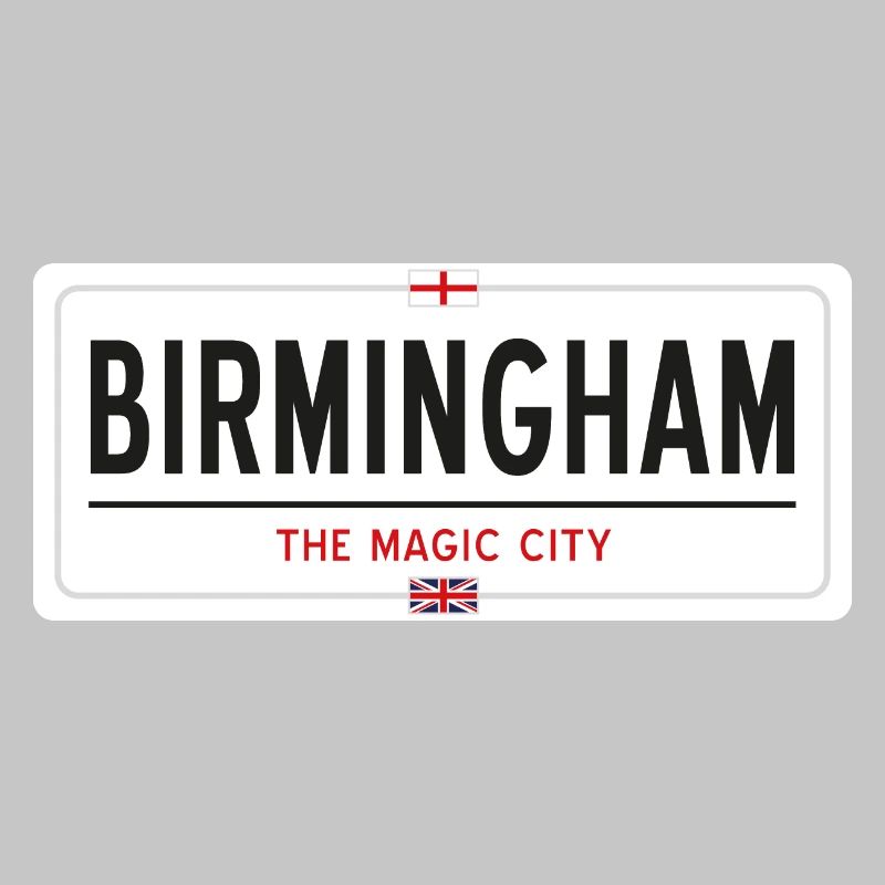 Panneau de nom de lieu de Birmingham