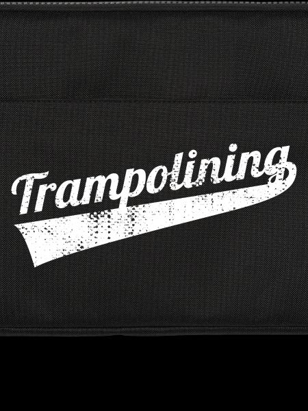 Fun trampoline jumping