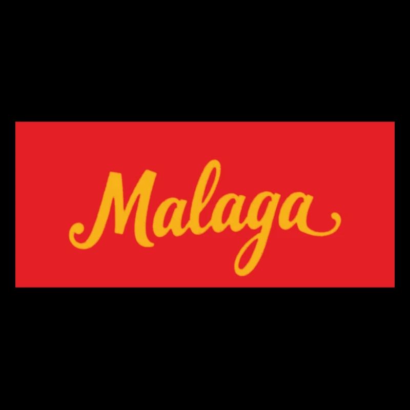 Malaga district design in red and yellow
