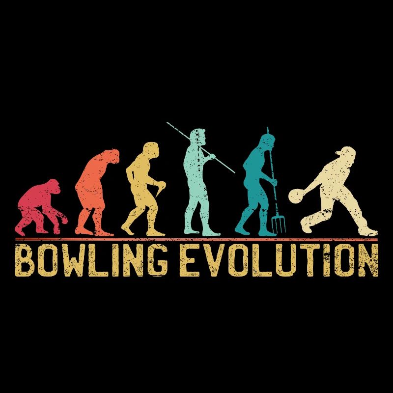 Bowlers Evolution Travel Poster
