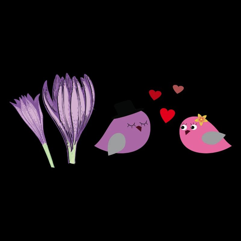 birds in love