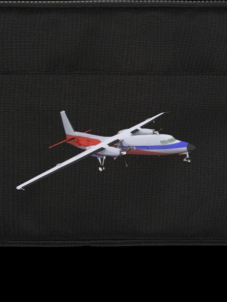 Twin-engine airliner