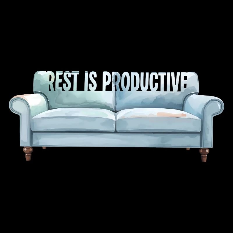 Rest Is Productive Motivational Art