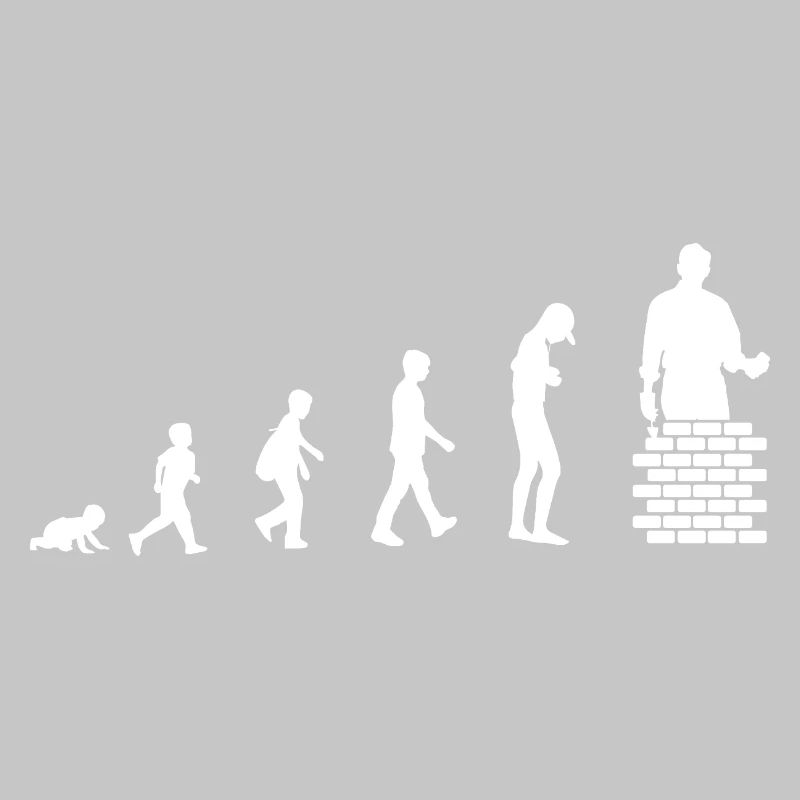 Évolution du bébé au maçon / métier