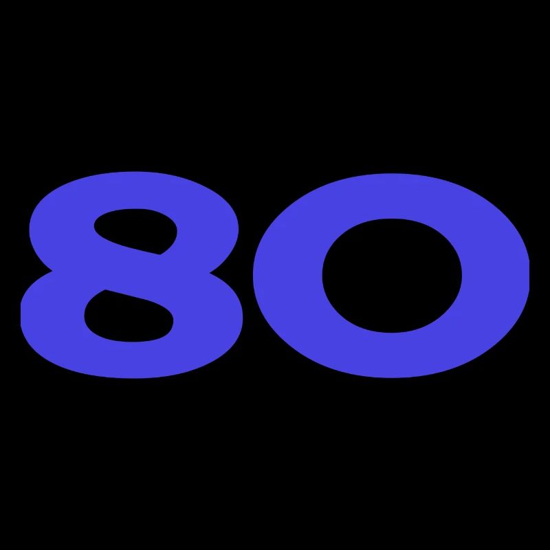 80. 80 YEARS. 80th ANNIVERSARY. 80TH BIRTHDAY.
