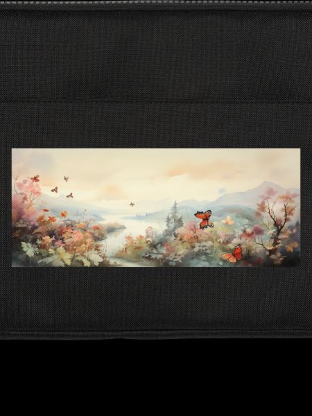 Landschaft mit Schmetterling