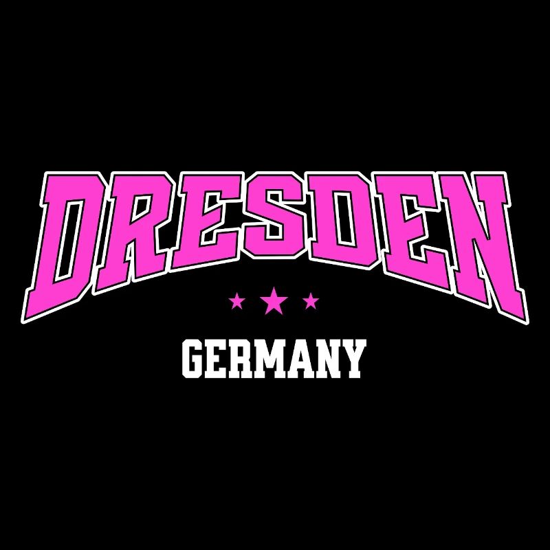 Dresden Germany Pink College Design