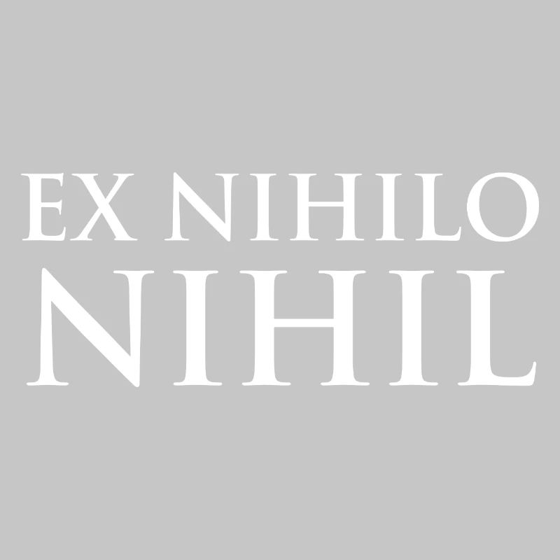 Ex nihilo nihil