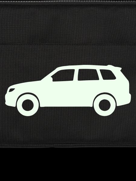 Pastel Car Silhouette