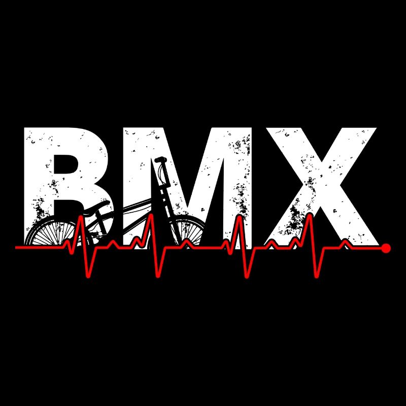BMX Pulse Grafik T-Shirt
