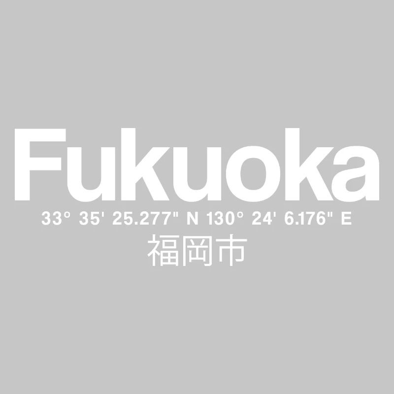 Fukuoka Skyline Coordinates