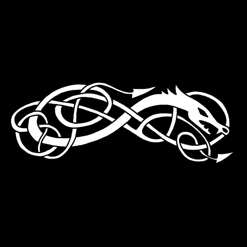 White Celtic Snake