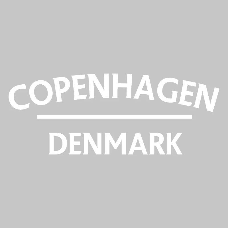 Copenhagen – Denmark Textdesign