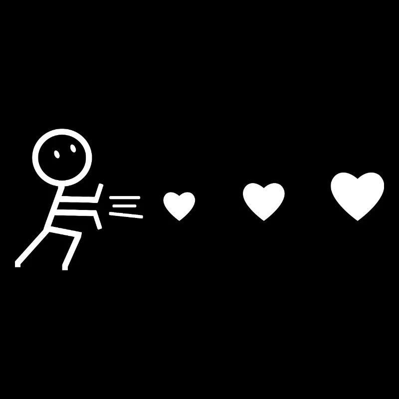 Man Heart-Thrower White