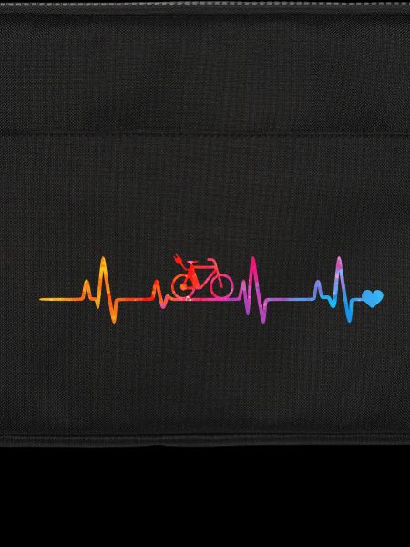 Rainbow Bicycle Pulse Lines