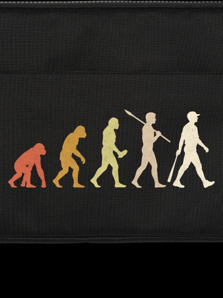 Baseball Evolution lustiges Baseballspieler-Geschenk