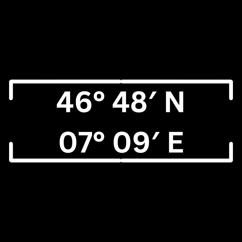 Coordinates Fribourg Minimalist