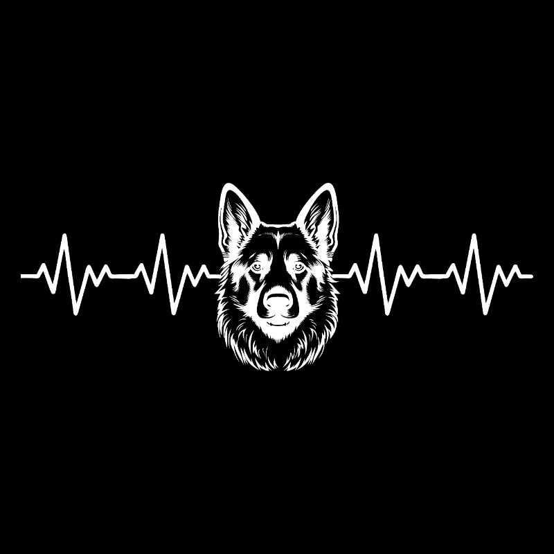 German Shepherd ECG Heartbeat