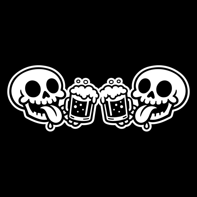 Skelett Team Bier