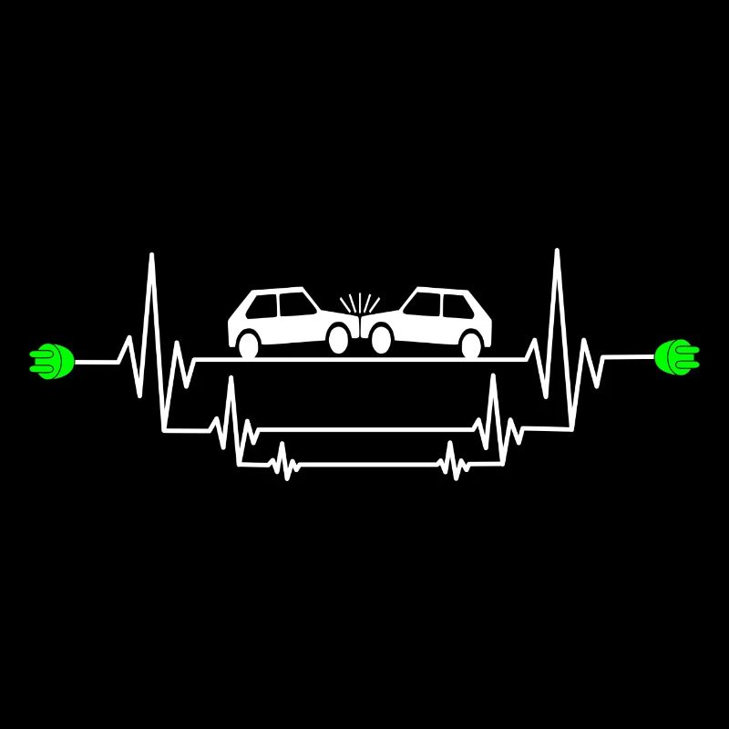 Dangerous e-car accident