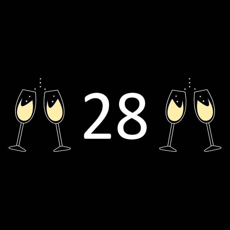 28e anniversaire 28 ans 28 ans numéro 28