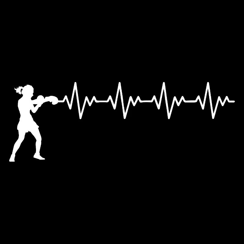 Boxerin Boxen EKG Herzschlag Herzfrequenz
