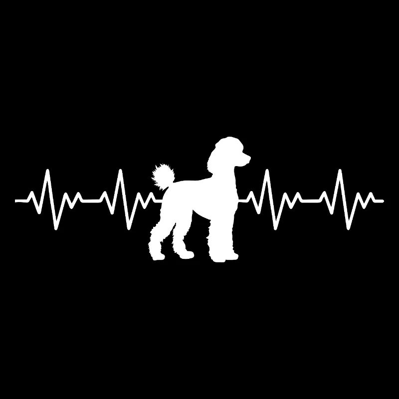 ECG du caniche Battement de cœur