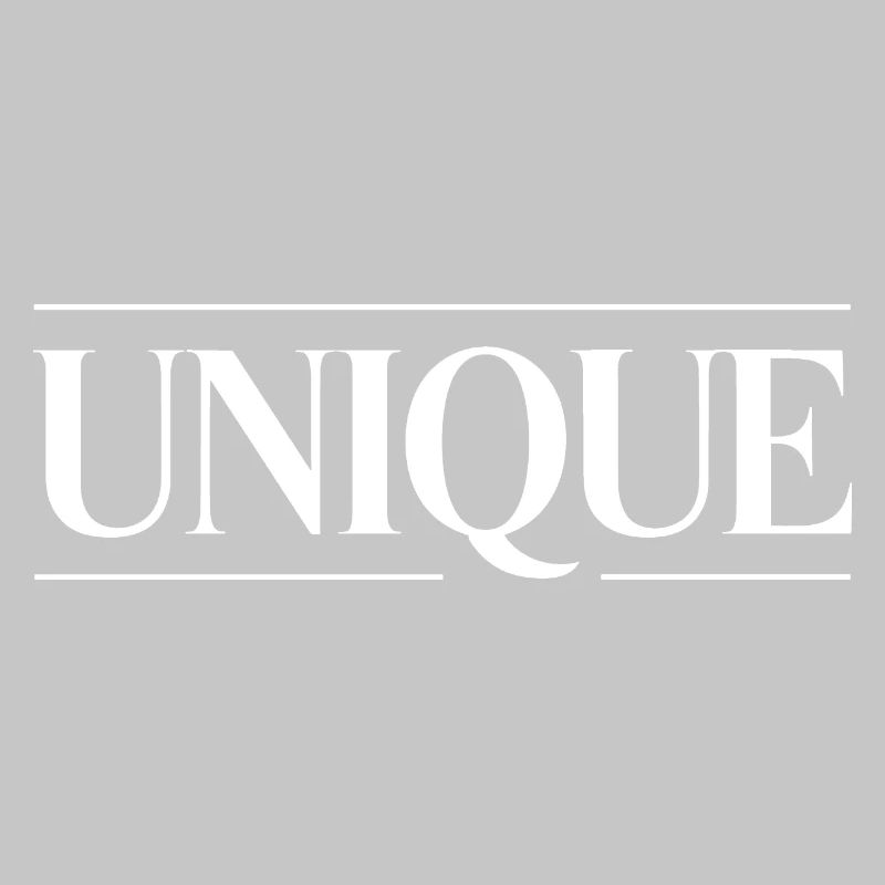 Unique Einzigartig Unikat Selbstwert Einzig Artig