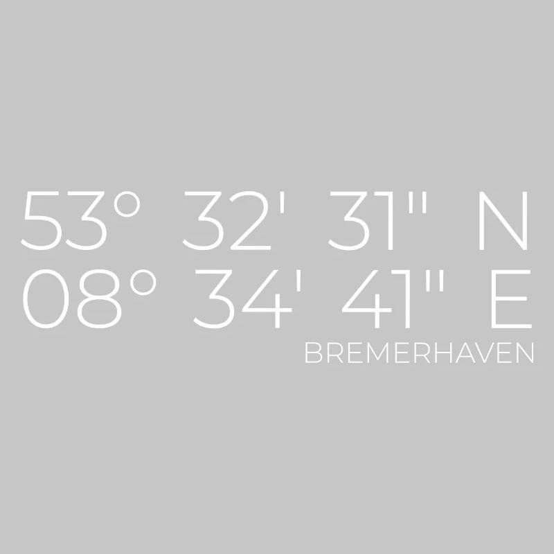 Coordinates Bremerhaven