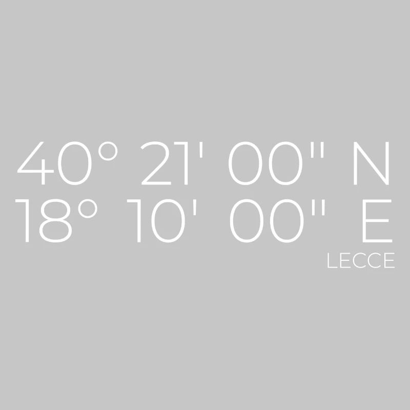 Coordinates: Lecce, Apulia, Italy