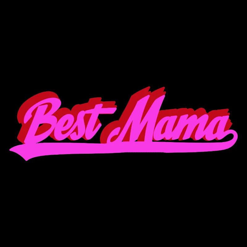 Beste Mama Retro Bold Typografie