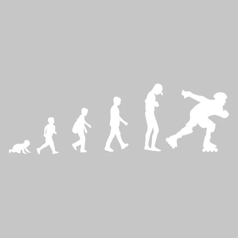 Development from baby to inline skater