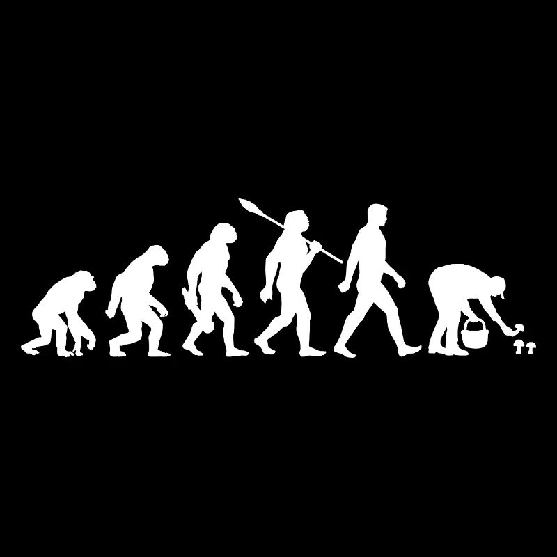 Evolution Pilzsammler, Pilze sammeln