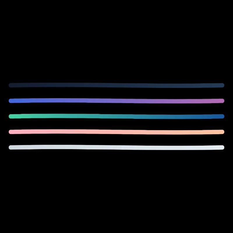 Palette de rayures vibrantes