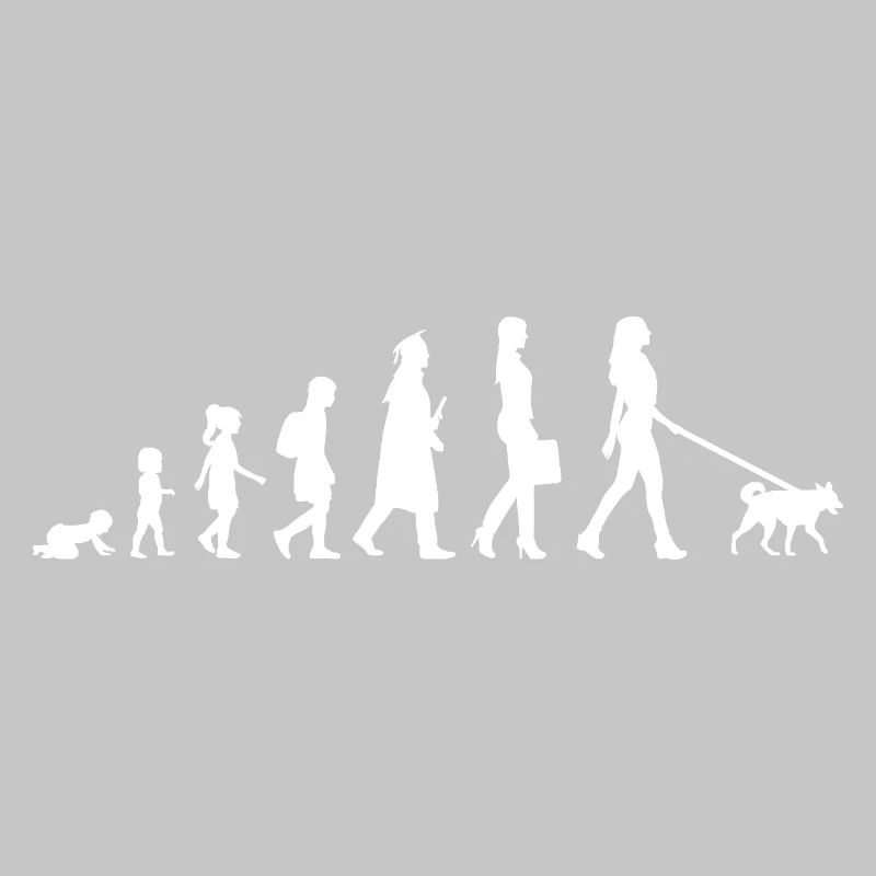 Evolution einer Hundehalterin