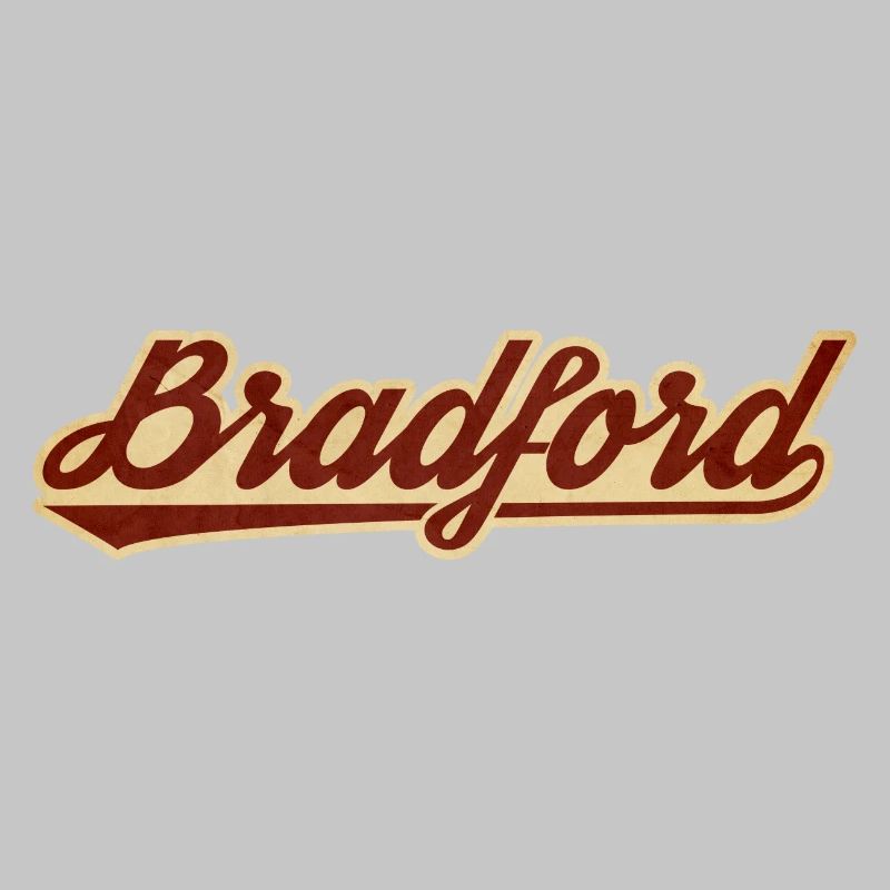 Bradford Vintage Script Logo