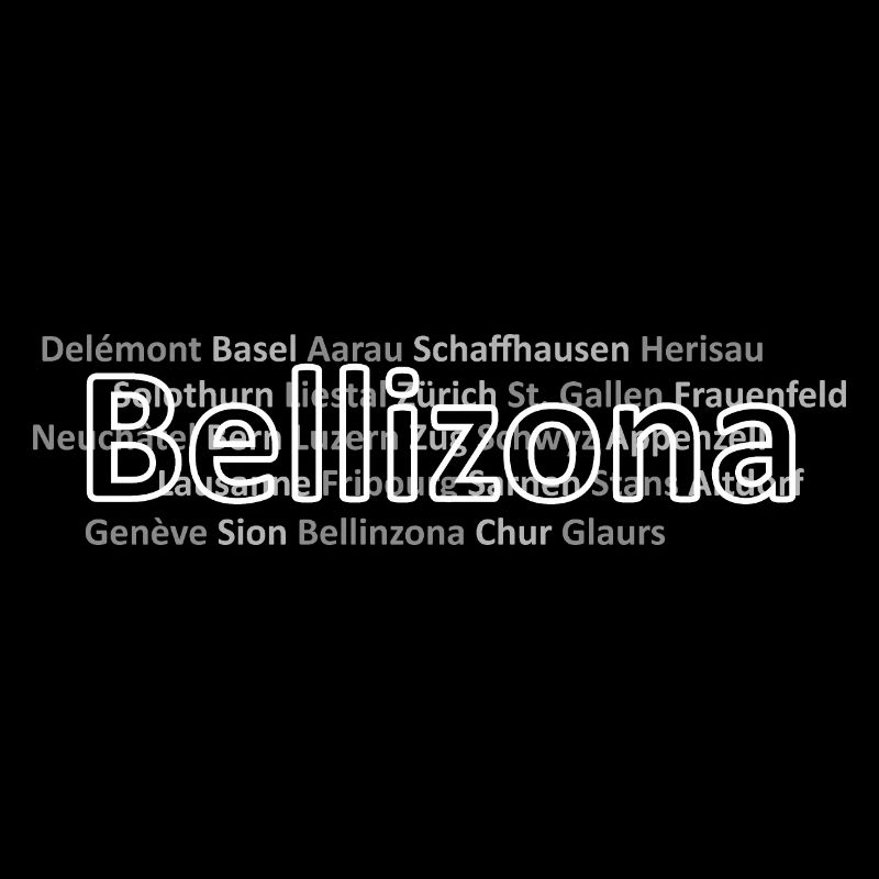 Schweizer Städte Bellizona